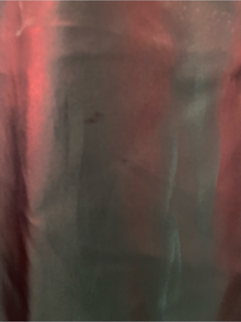 Vintage Y2K Burgandy Iridescent Liquid Satin Maxi Dress Goth Vampy Gown - Picture 10 of 12